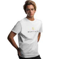 Herren T-Shirt mit Mentiago Logo Weiß 4