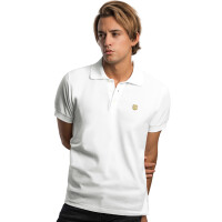 MENTIAGO Herren Poloshirt Weiß S 3