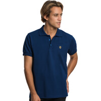 MENTIAGO Herren Poloshirt Navyblau M 2