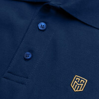 MENTIAGO Herren Poloshirt Navyblau L 1