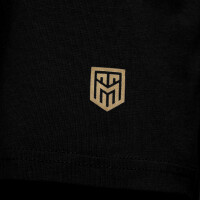 Herren T-Shirt mit gummiertem Logo Schwarz 3XL 1