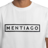 Herren T-Shirt mit beflocktem Logo-Print Weiß 2XL 2