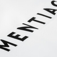 Herren T-Shirt mit beflocktem Logo Weiß XL 2