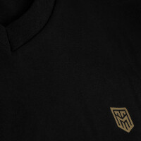 Herren T-Shirt mit V-Ausschnitt Schwarz S 4