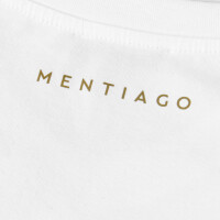 Herren T-Shirt mit V-Ausschnitt Weiß M 2