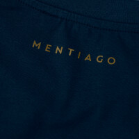 Herren T-Shirt mit V-Ausschnitt Navyblau XL 1