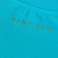 Herren T-Shirt mit V-Ausschnitt Türkis M 1