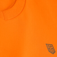 Herren T-Shirt mit V-Ausschnitt Orange 3XL 2