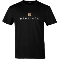 Herren T-Shirt mit Mentiago Logo Schwarz L 1