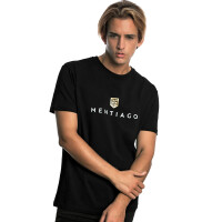 Herren T-Shirt mit Mentiago Logo Schwarz L 3