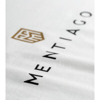 Herren T-Shirt mit Mentiago Logo Weiß XL 2