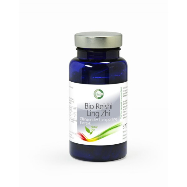 Bio Reishi Ling Zhi - Glänzender Lackporling Pilz-Extrakt - 90 Kapseln / Dose á 300 mg Extrakt