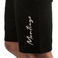 Shorts für Herren mit gesticktem MENTIAGO Logo Schwarz 