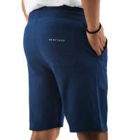 Shorts für Herren mit bedruckten MENTIAGO Wappen Navybl