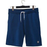 Shorts für Herren mit bedruckten MENTIAGO Wappen Navybl