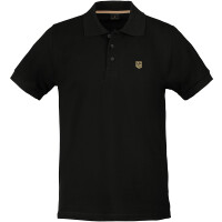 MENTIAGO Herren Poloshirt Schwarz L 2