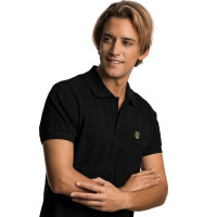 MENTIAGO Herren Poloshirt Schwarz XL 1