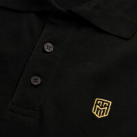 MENTIAGO Herren Poloshirt Schwarz XL 4
