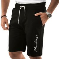 Shorts für Herren mit gesticktem MENTIAGO Logo Schwarz 