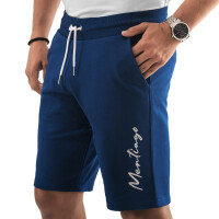 Shorts für Herren mit gesticktem MENTIAGO Logo Navyblau