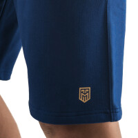 Shorts für Herren mit bedruckten MENTIAGO Wappen Navybl