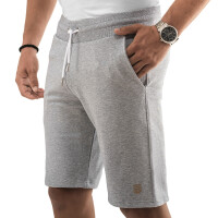 Shorts für Herren mit bedruckten MENTIAGO Wappen Melang