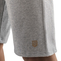 Shorts für Herren mit bedruckten MENTIAGO Wappen Melang