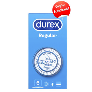 N Durex Regular 6 Condoms