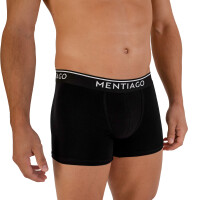 3er-Pack Boxershorts mit Logomuster Schwarz 4