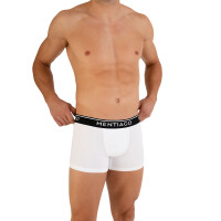 3er-Pack Boxershorts mit Logomuster Weiß M 1