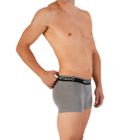 3er-Pack Boxershorts mit Logomuster Melange 2XL 2