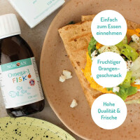 NORSAN Omega-3 FISK Öl - Fischöl mit DHA & EPA für Kinder 4
