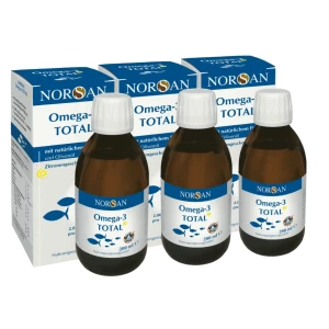 NORSAN Omega-3 Total 200ml Zitrone 3’er Pack
