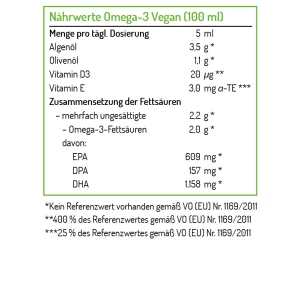 NORSAN Omega-3 Vegan 100ml