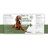 Hanföl naturrein (500 ml) – Kaltgepresstes Öl für gesunde Ernährung & Pflege