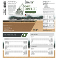 BARF Complete 530 g – Natürliche Ergänzung für gesunde Rohfütterung
