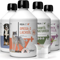 4er Barf Öl Set 4x500ml