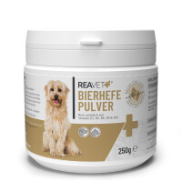 ReaVET Bierhefe Pulver – Natürlicher B-Vitamin-Ko