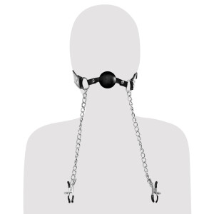 FFE DEluxe Ball Gag and Nipple