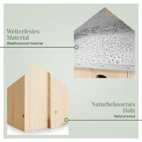 Second Nistkasten mit Metalldach für