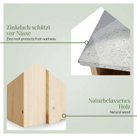 Second Halbhöhle mit Metalldach –