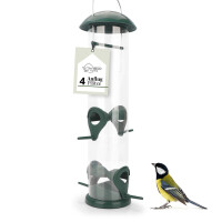 Vogelfuttersäule 30 cm – Große, wetterfeste Futterstation für Vögel
