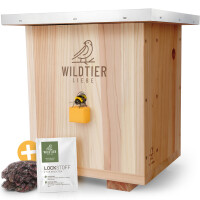 Hummelhaus mit Metalldach - FSC-Holz, inkl. Ratgeber & Material 1