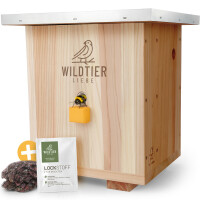 Hummelhaus mit Metalldach - FSC-Holz, inkl.