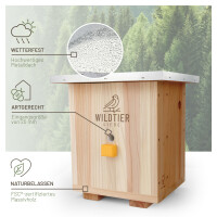 Second Hummelhaus mit Metalldach - FSC-Holz,