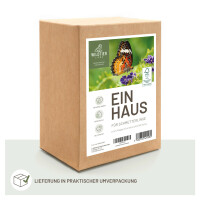 Schmetterlingshaus aus FSC Holz inkl. Ratgeber & leichter Befüllung
