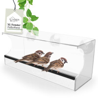 Fenster-Futterhaus Family - Robustes Acryl,
