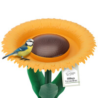 Futterblume mit Steckstab für