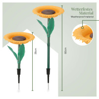 Futterblume mit Steckstab für Wildvögel, höhenverstellbar 60cm