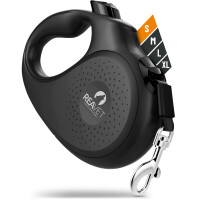 Professionelle Rollleine S für Hunde bis 15kg - 5m Nylon Gurt 1